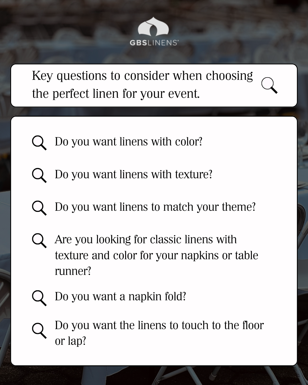 How to Choose the Perfect Linen