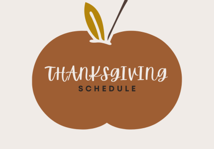 THANKSGIVING-SCHEDULE
